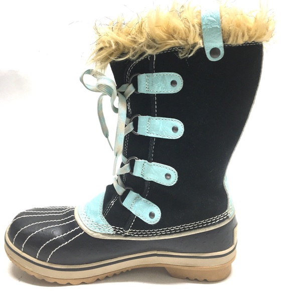 Sorel Tofino Suede Leather Waterproof With Liner Winter Boots Youth Size 5 - Picture 4 of 17